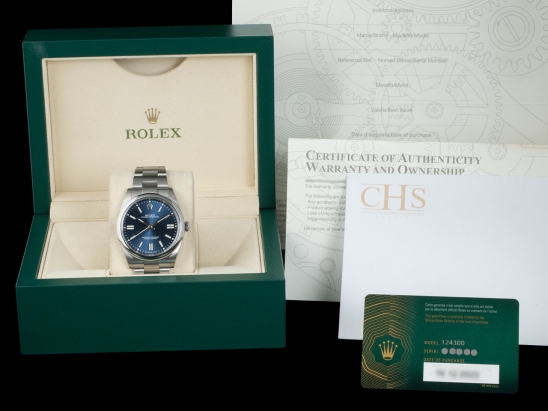 Rolex Oyster Perpetual 41 Blue Dial - Full Set  Watch  124300 